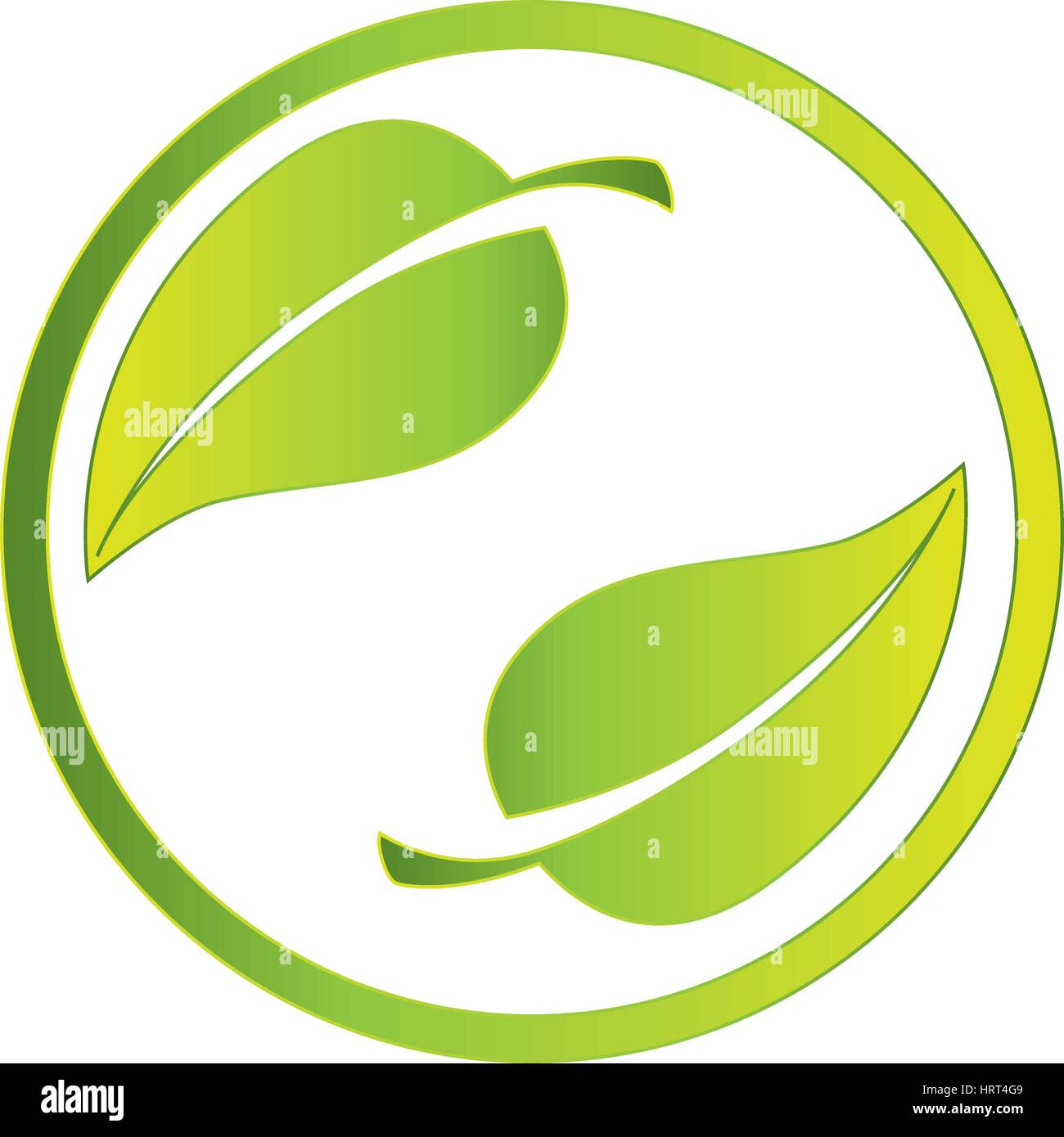leafs plant ecology symbol Stock Vector Image & Art - Alamy
