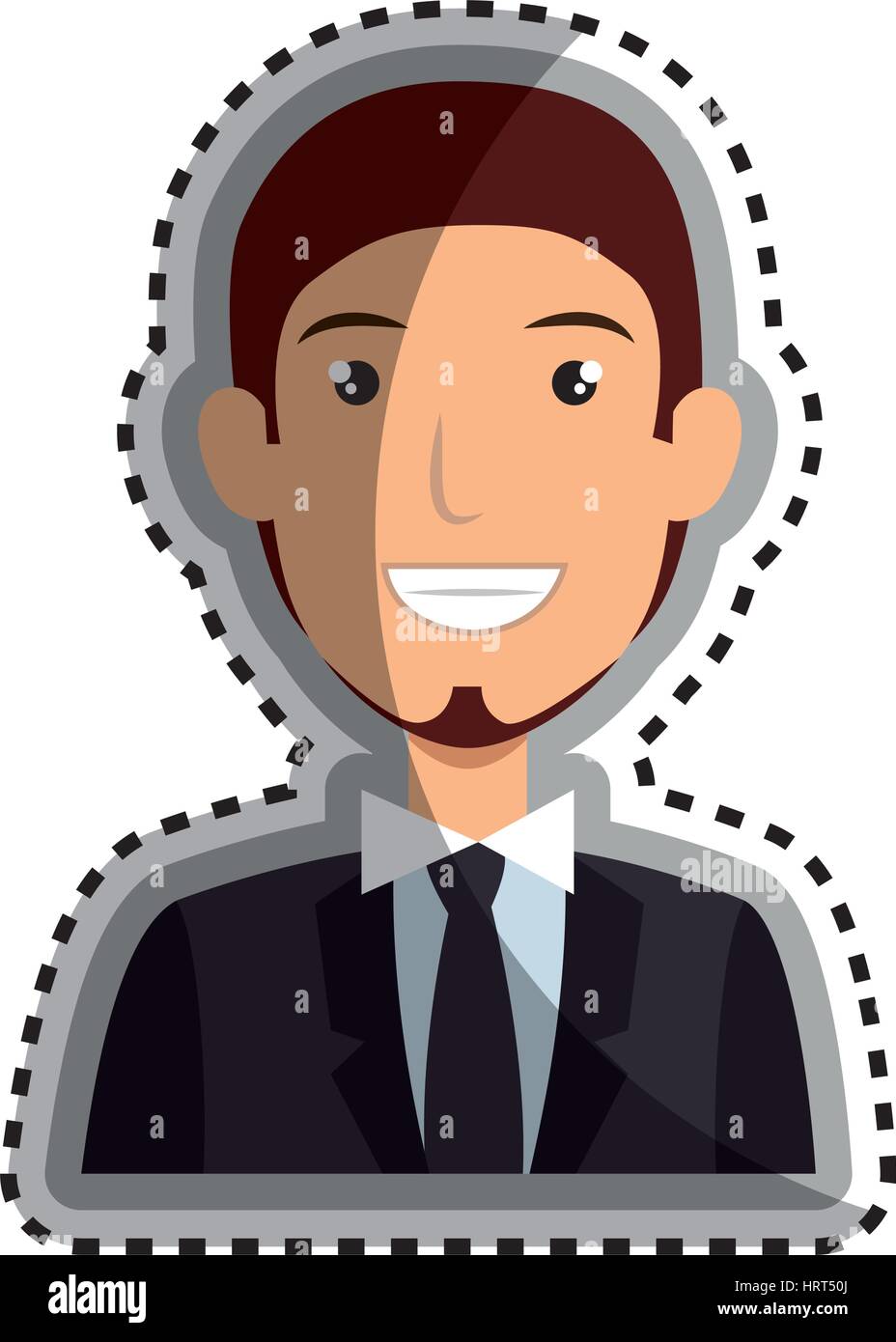businessman character avatar icon Stock Vector Image & Art - Alamy