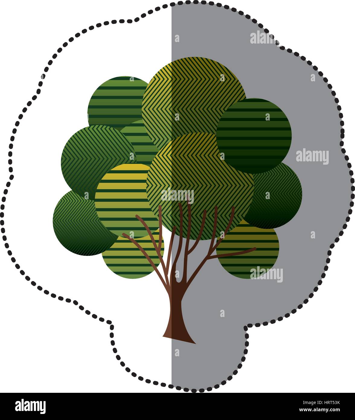 stamp creative tree icon Stock Vector Image & Art - Alamy