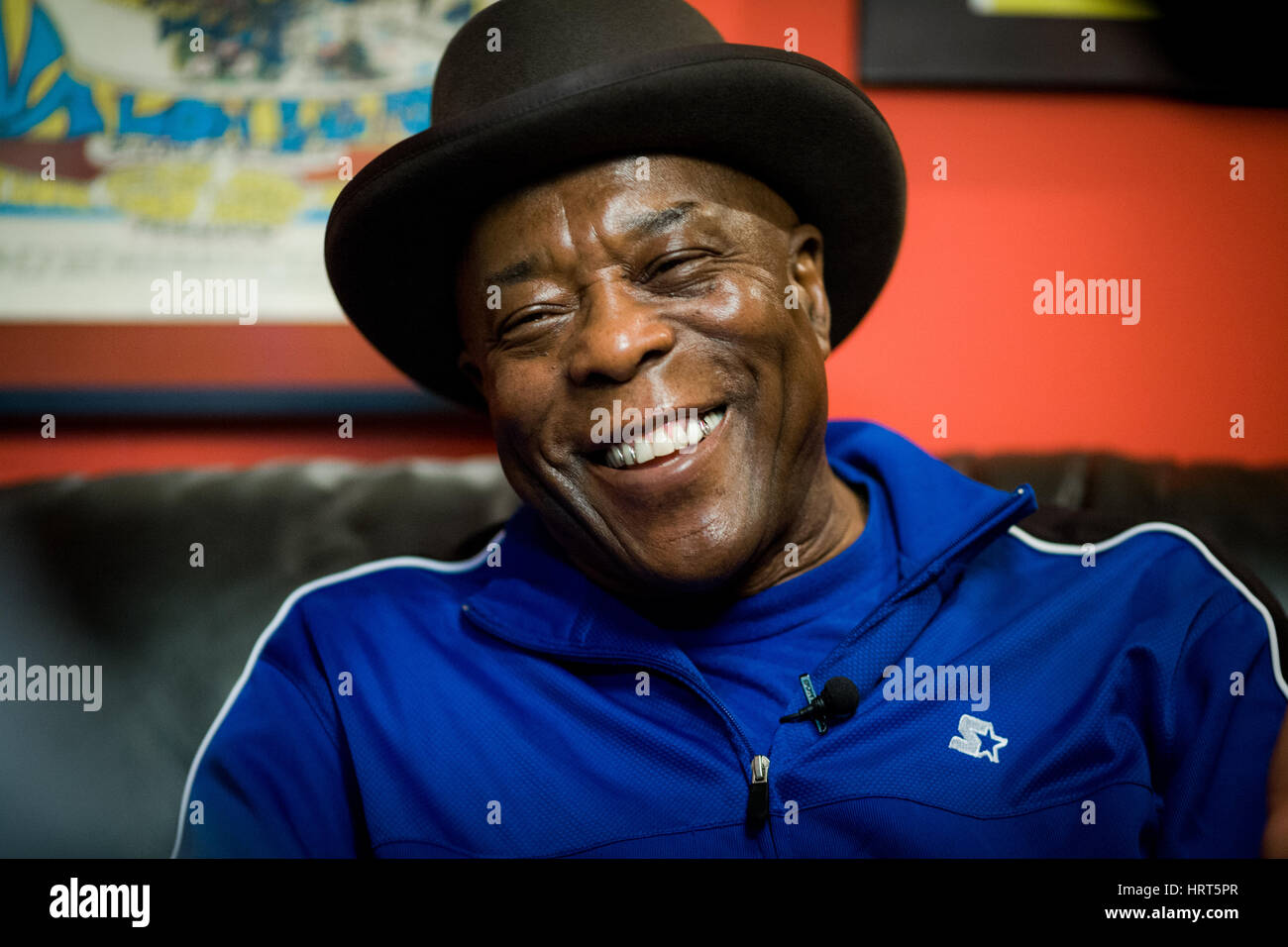 Blues guitarist, singer, and songwriter Buddy Guy at his Chicago club