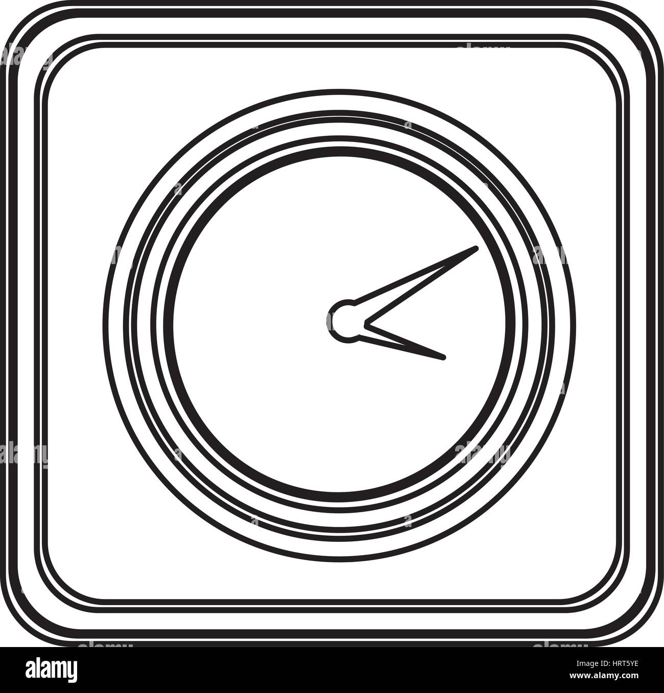 figure emblem clock icon Stock Vector Image & Art - Alamy