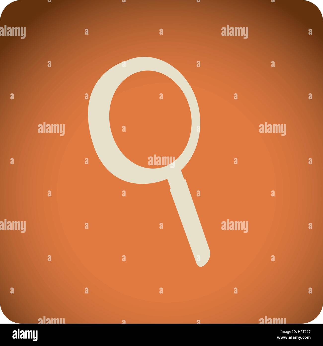 orange emblem magnifying glass icon Stock Vector Image & Art Alamy