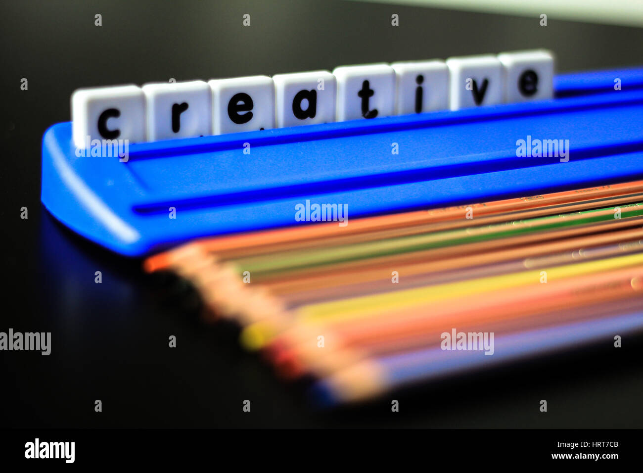 Picture of crayons with vivid colours Stock Photo Alamy