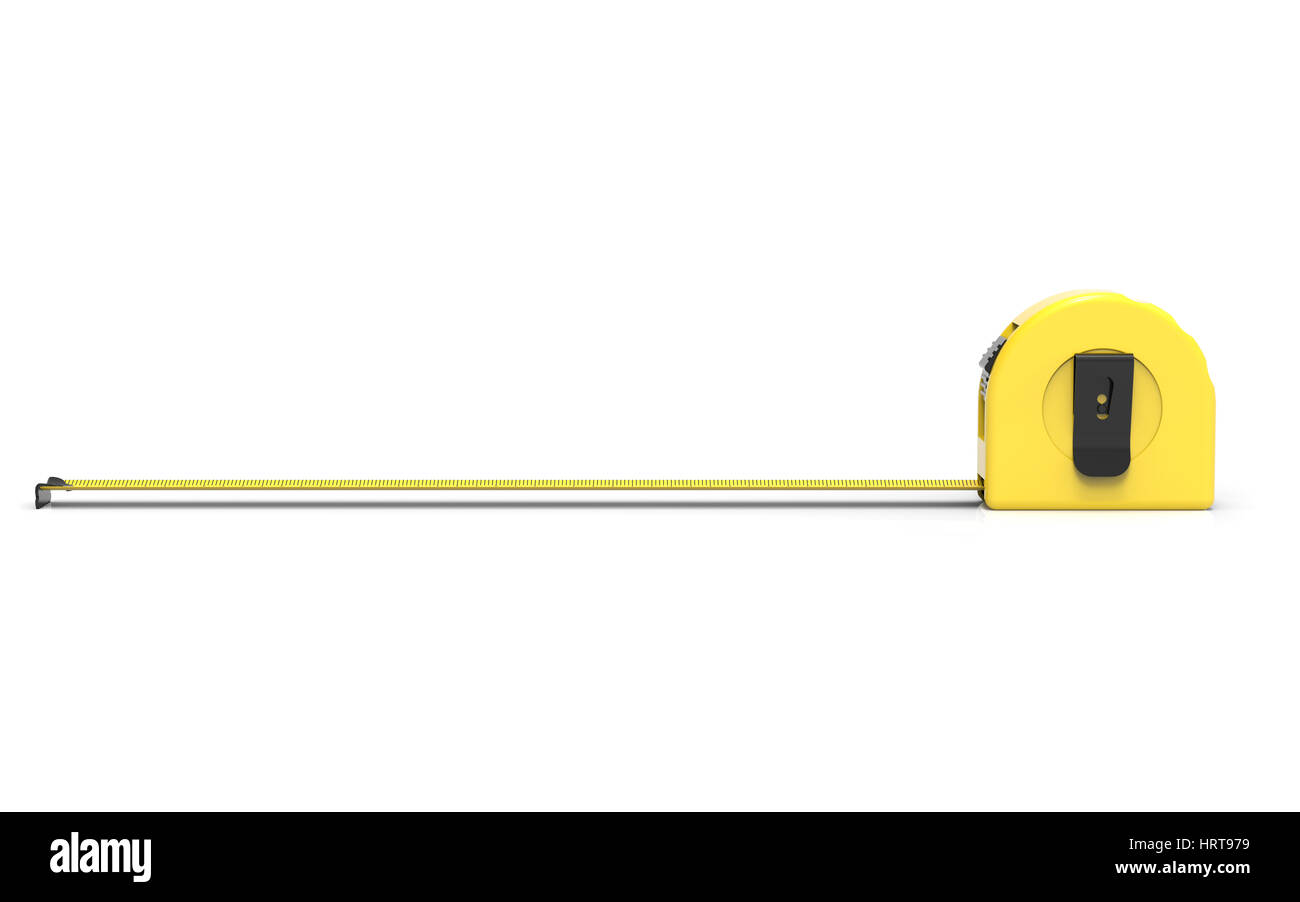Tape measure isolated on white background Stock Photo - Alamy