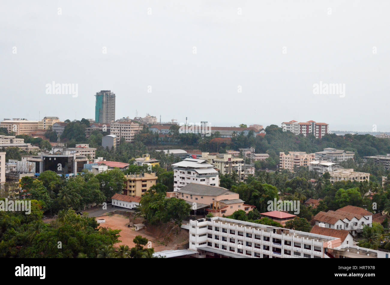 Green and Clean Mangalore Stock Photo