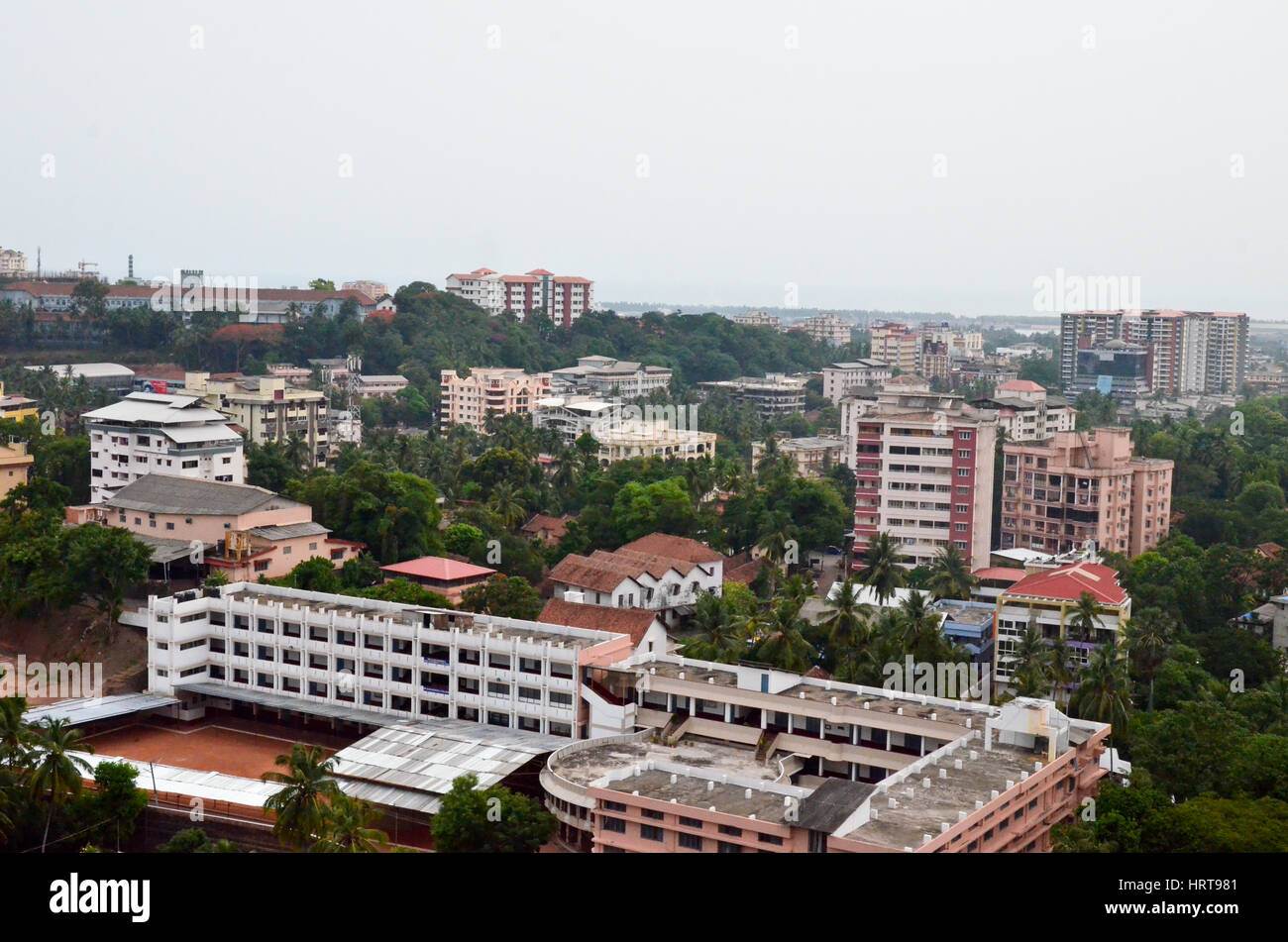 Green and Clean Mangalore Stock Photo