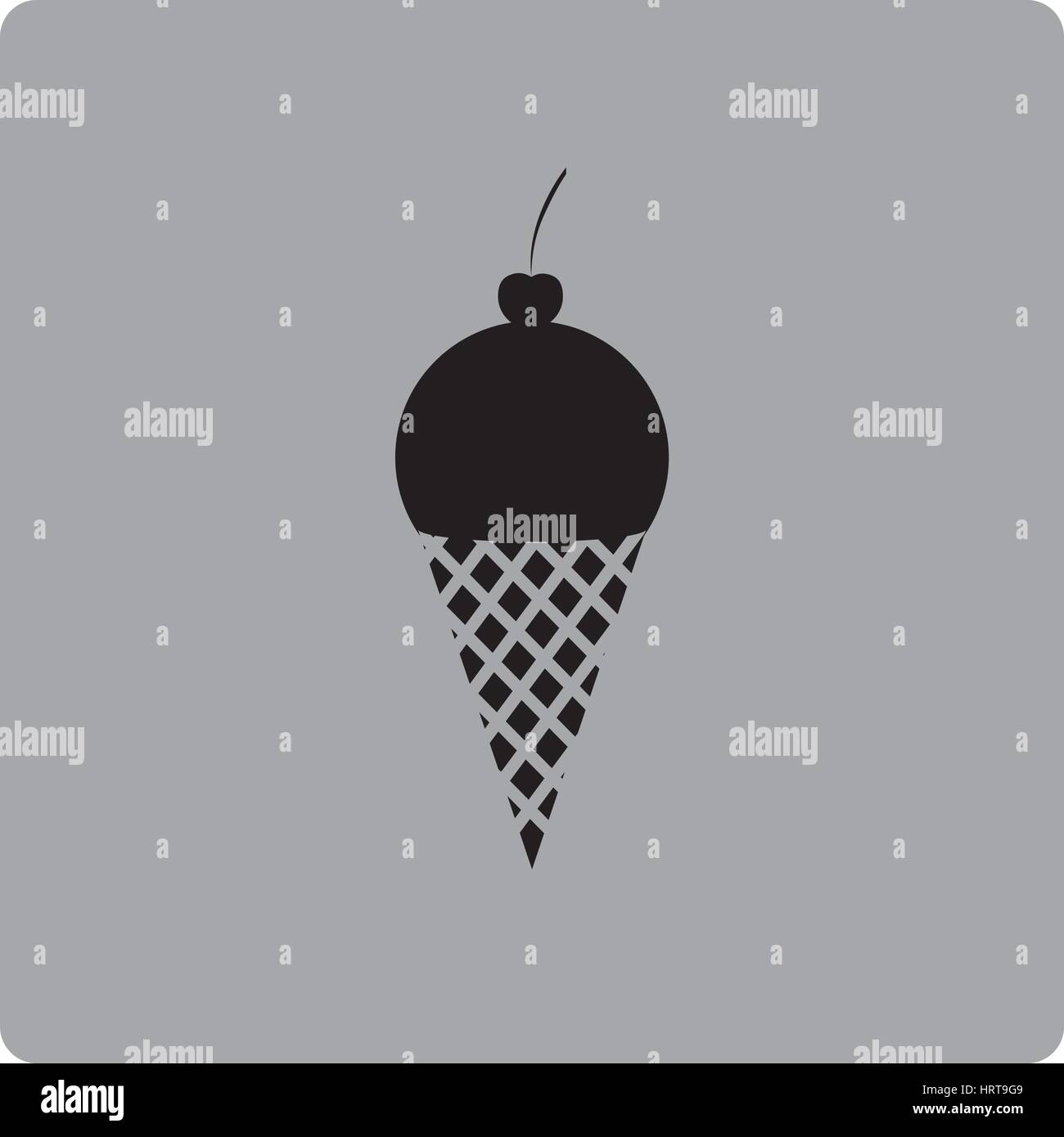 figure emblem ice cream icon Stock Vector Image & Art - Alamy