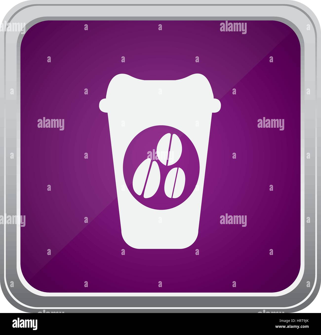 purple emblem coffee espresso icon Stock Vector Image & Art - Alamy