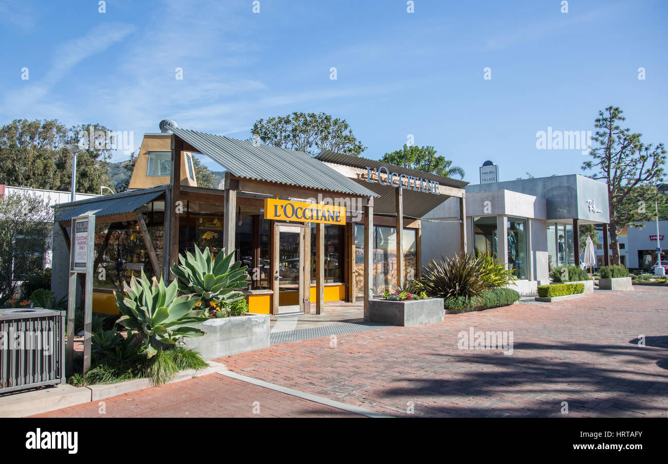 A view of the Malibu Country Mart and Malibu Village Stock Photo Alamy