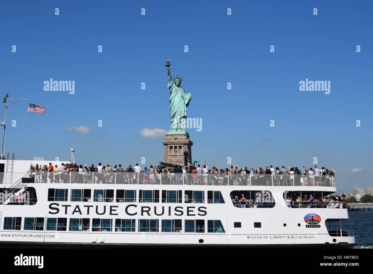 Statue Cruises Liberty New York High Resolution Stock Photography and