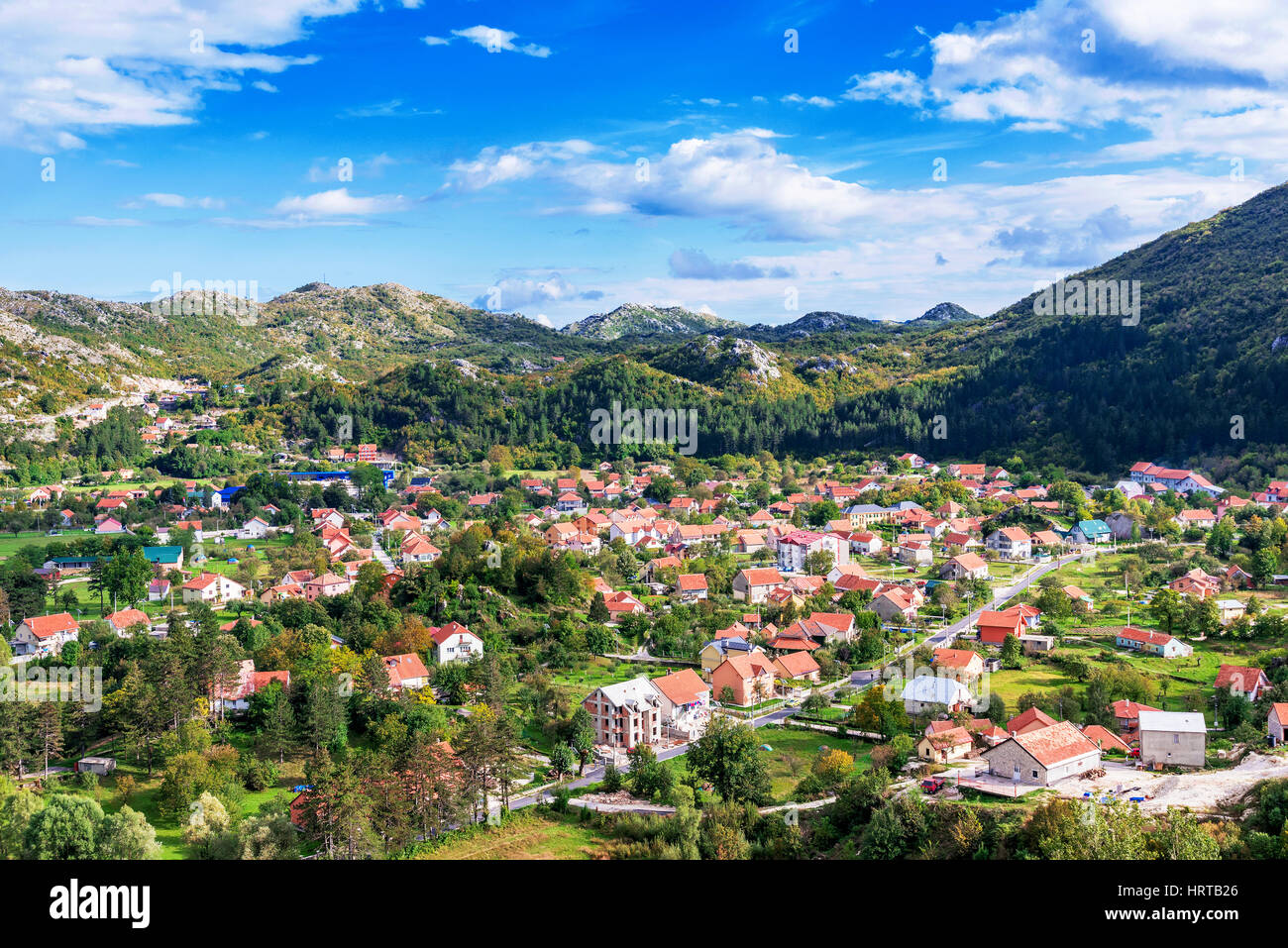 Countryside houses in Montenegro Stock Photo Alamy