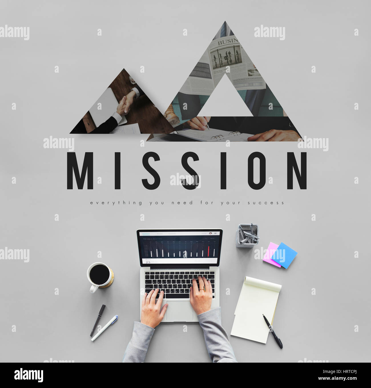Mission Vision Innovation Leader Aim Stock Photo - Alamy