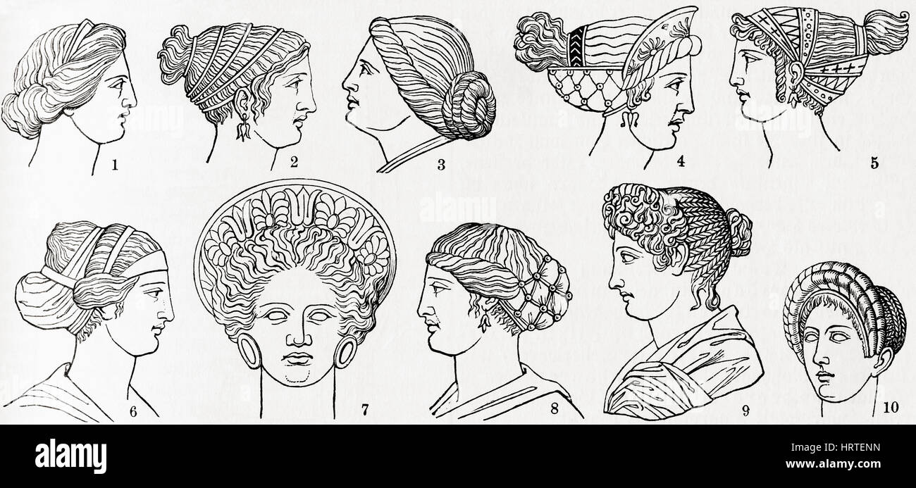 Ancient Greek Headdresses and Hairstyles Costume of the ancients