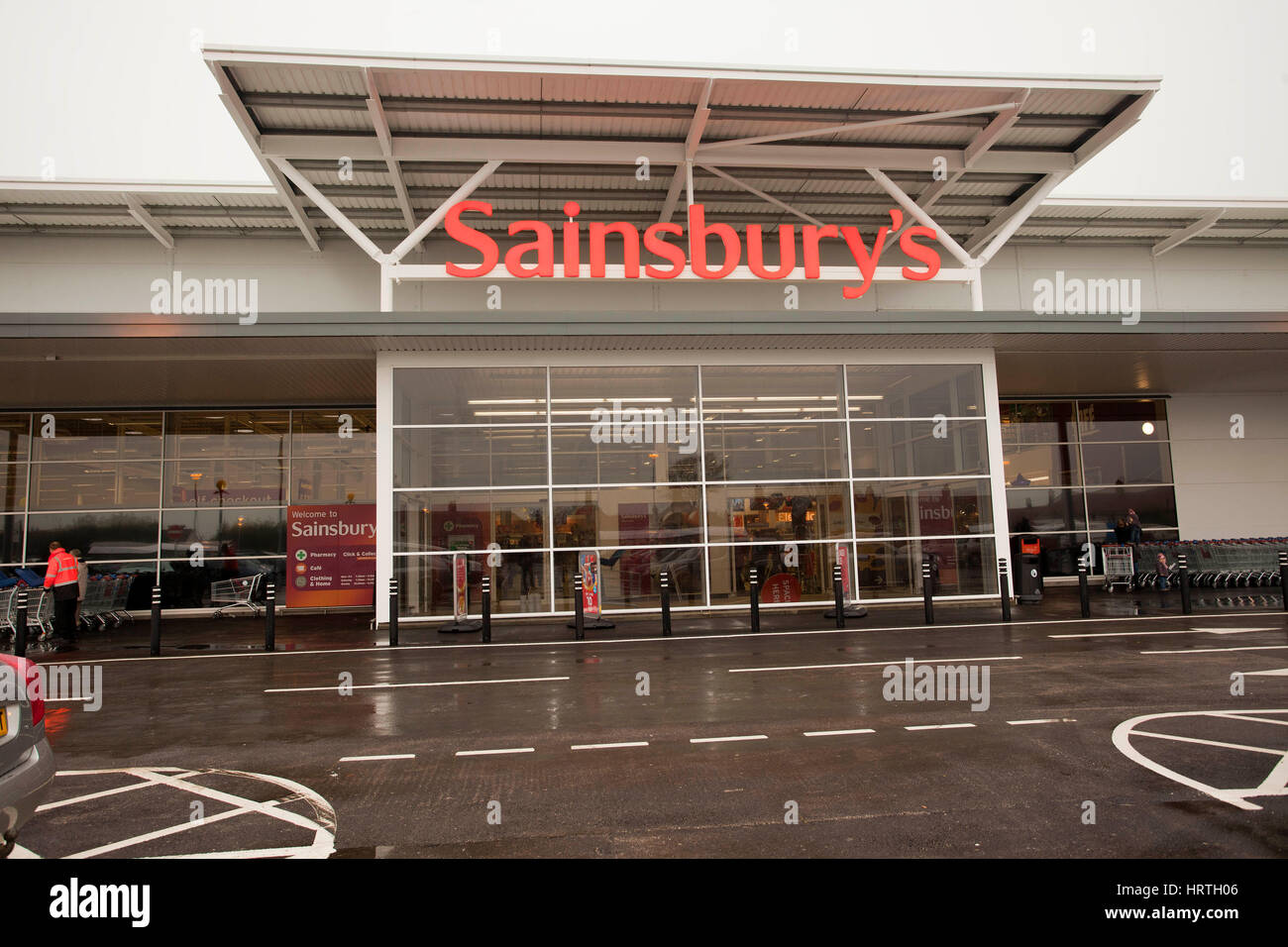 Sainsbury's Supermarket , Morecambe , England Stock Photo Alamy