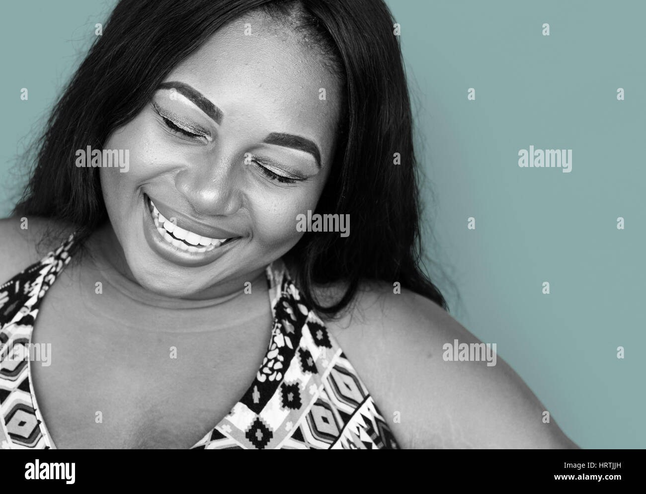 African Woman Smiling Portrait Concept Stock Photo - Alamy