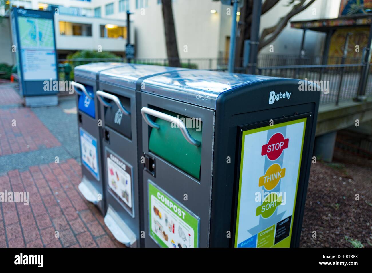 Bigbelly solarpowered trash compactors, which use solar energy to