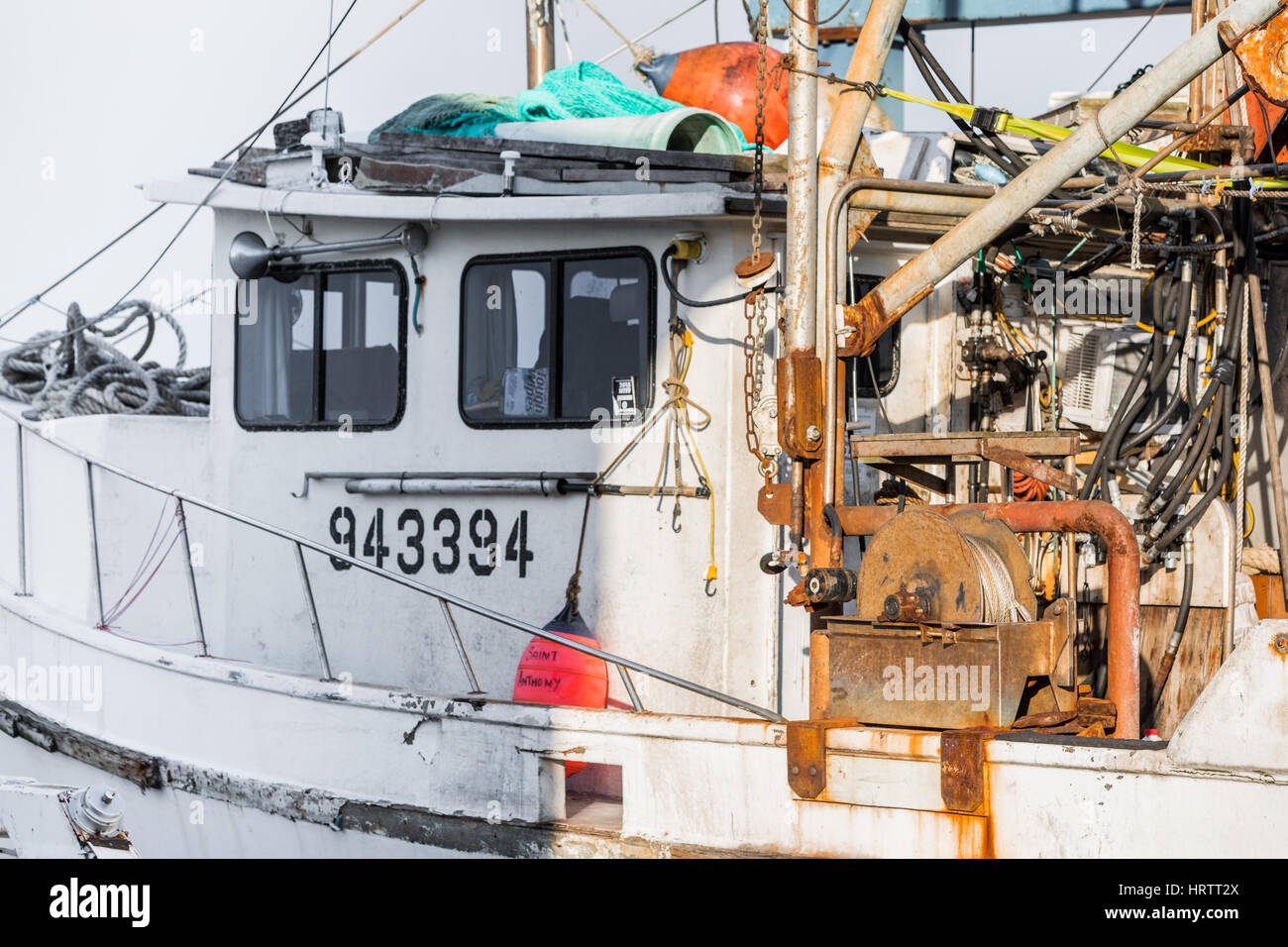 fishing boat in Montauk NY Stock Photo Alamy