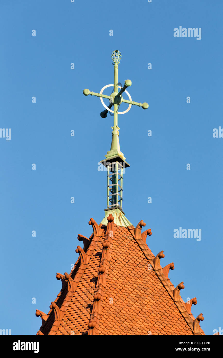 Trinity Church Details, Boston Stock Photo