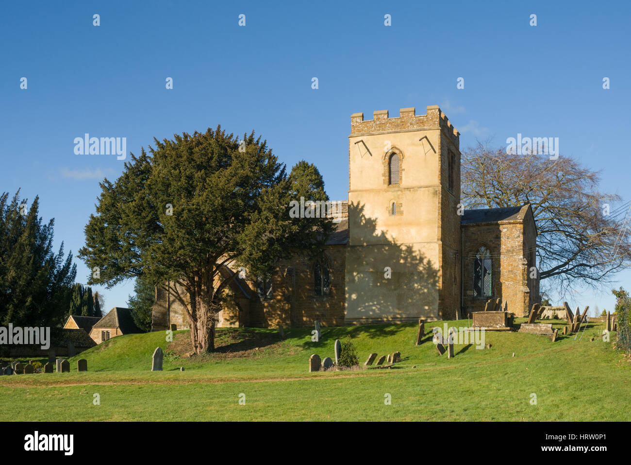 St Michael’s Church, Barford St. Michael, Oxfordshire, England, United Kingdom Stock Photo