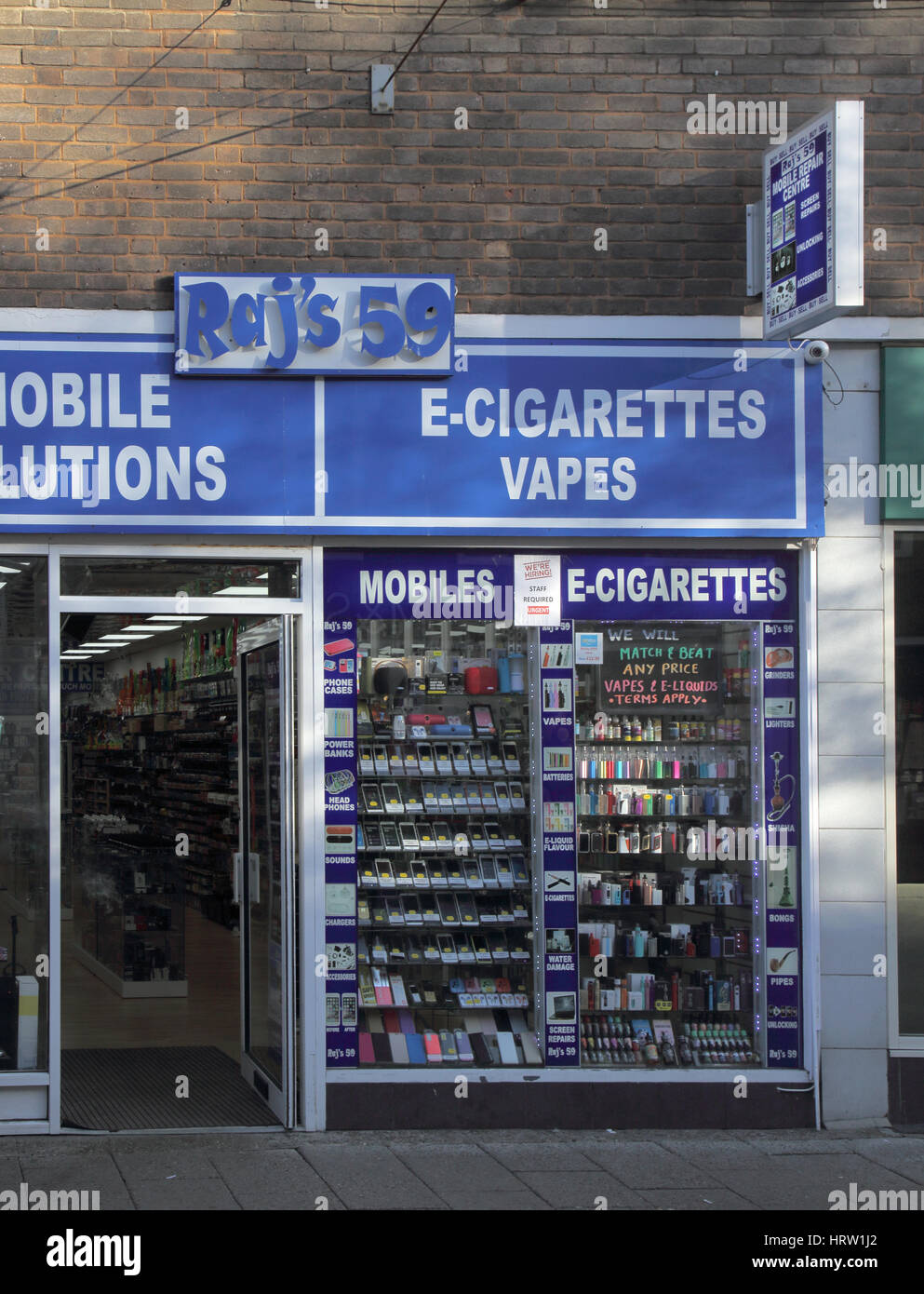 shops selling e cigarettes for vaping Stock Photo Alamy