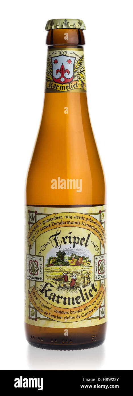 Bière Triple Karmeliet : Triple Karmeliet en bouteille