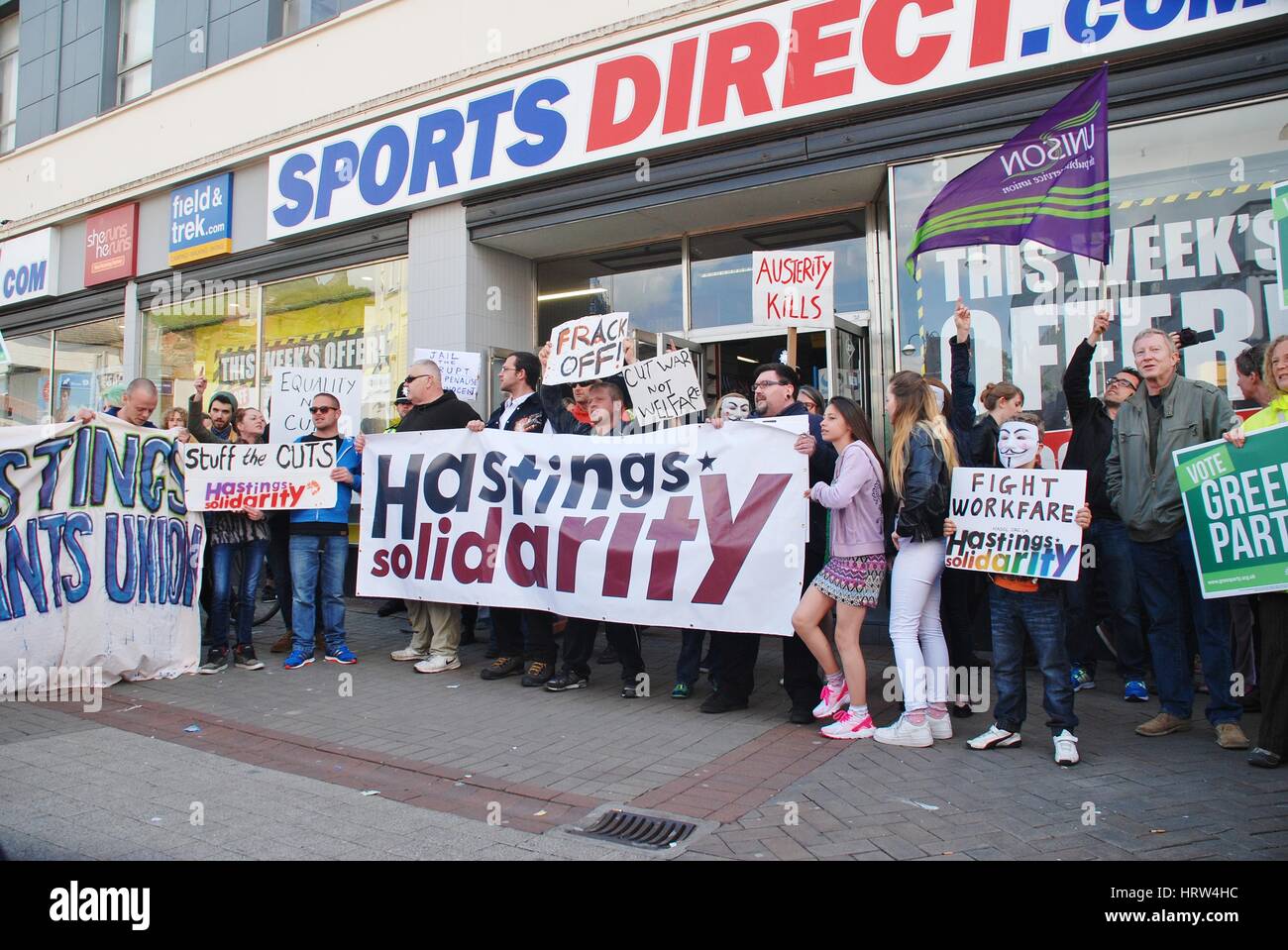 Zero hour contracts protest england hires stock photography and images