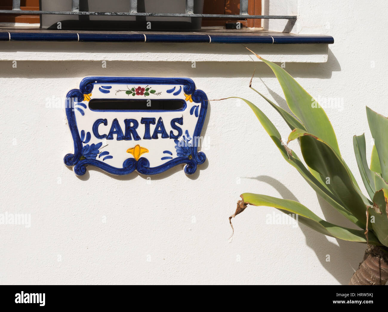 Spanish ceramic letter box hi-res stock photography and images - Alamy
