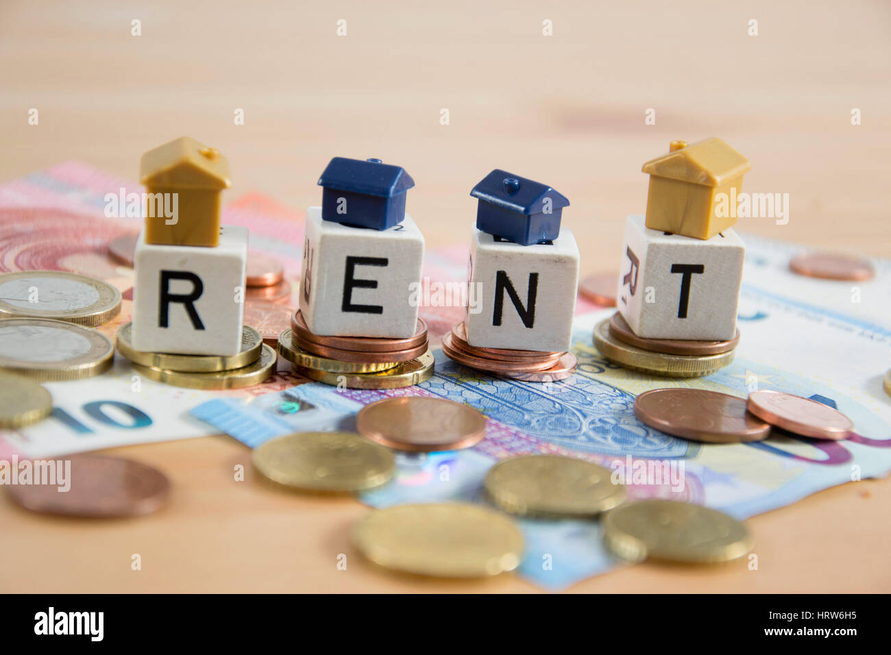 Trade For Rent Real real estate rent concept Stock Photo - Alamy