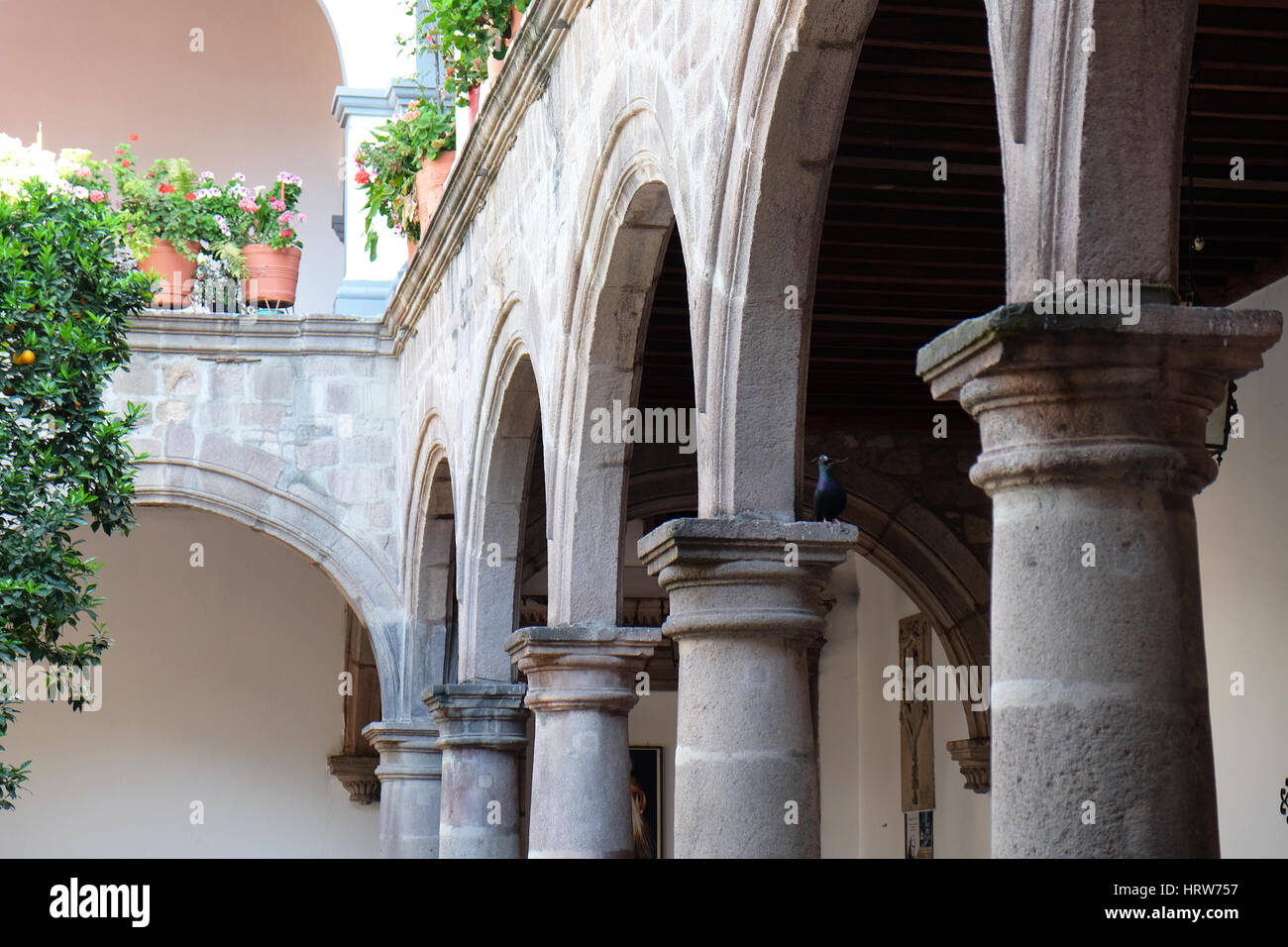 San Juan Bautista Church, Coyoacan, Mexico City, Mexico. Stock Photo