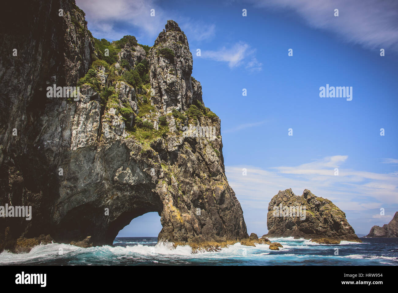 Hole in the rock zealand hi-res stock photography and images - Alamy