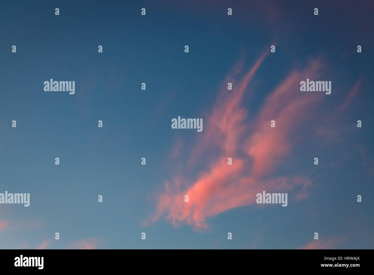 Beautiful red sunset clouds sky at dusk Stock Photo - Alamy