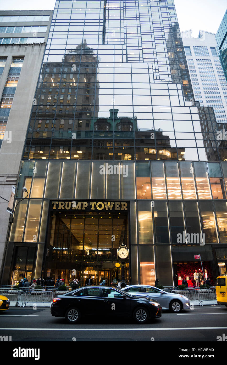 Trump towers new york city Stock Photo