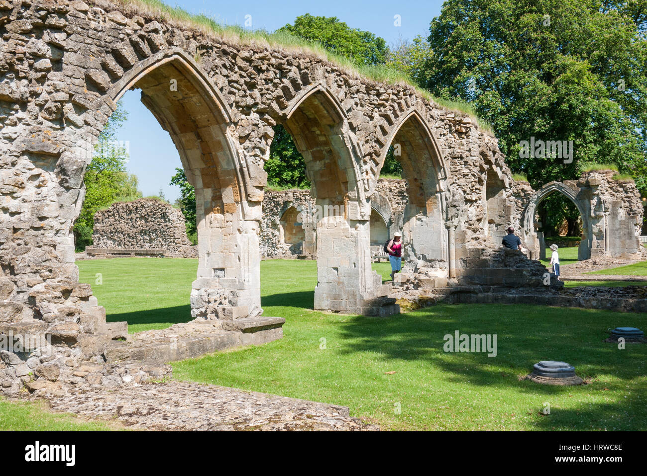 The ruins of Hailes Abbey near Gloucestershire, England. UK