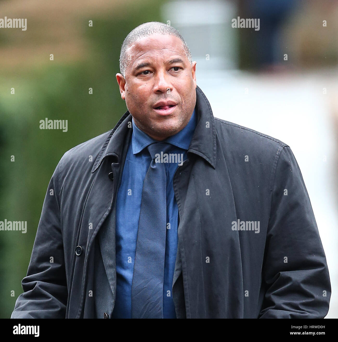 The funeral of ex-England manager Graham Taylor takes place at St. Mary's Church in Watford. Taylor managed Watford FC twice, famously during the time the club was owned by Elton John. He also managed Aston Villa and Wolves.  Featuring: John Barnes Where: Stock Photo