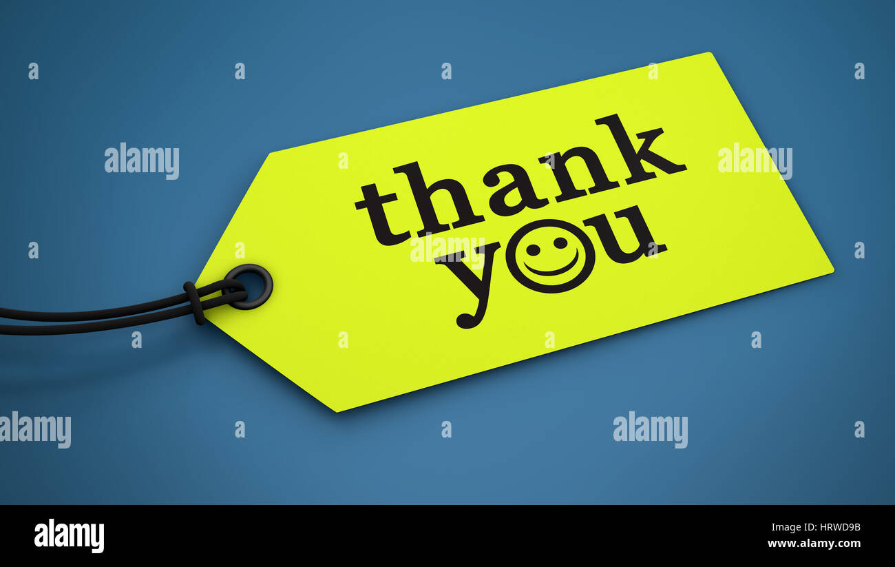 Download Thank You Sign And Text Message On A Yellow Paper Label Tag 3d Stock Photo Alamy Yellowimages Mockups