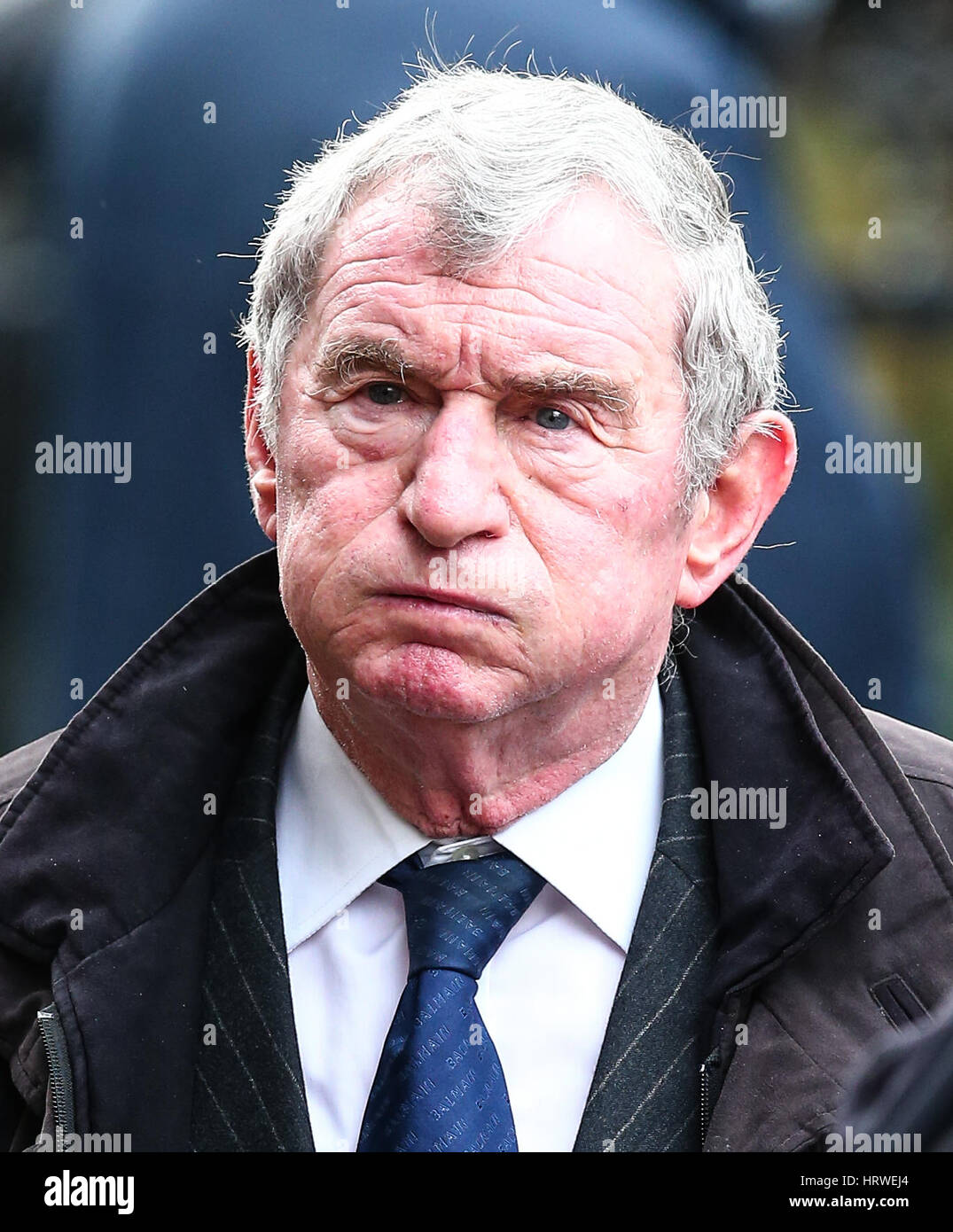 The funeral of ex-England manager Graham Taylor takes place at St. Mary's Church in Watford. Taylor managed Watford FC twice, famously during the time the club was owned by Elton John. He also managed Aston Villa and Wolves.  Featuring: David Pleat Where: Stock Photo