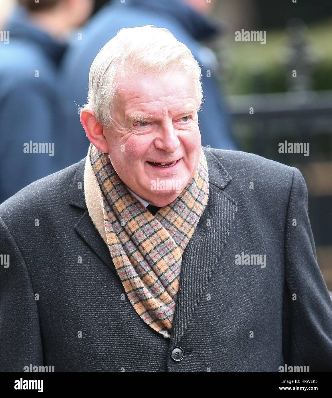 The funeral of ex-England manager Graham Taylor takes place at St. Mary's Church in Watford. Taylor managed Watford FC twice, famously during the time the club was owned by Elton John. He also managed Aston Villa and Wolves.  Featuring: John Motson Where: Stock Photo