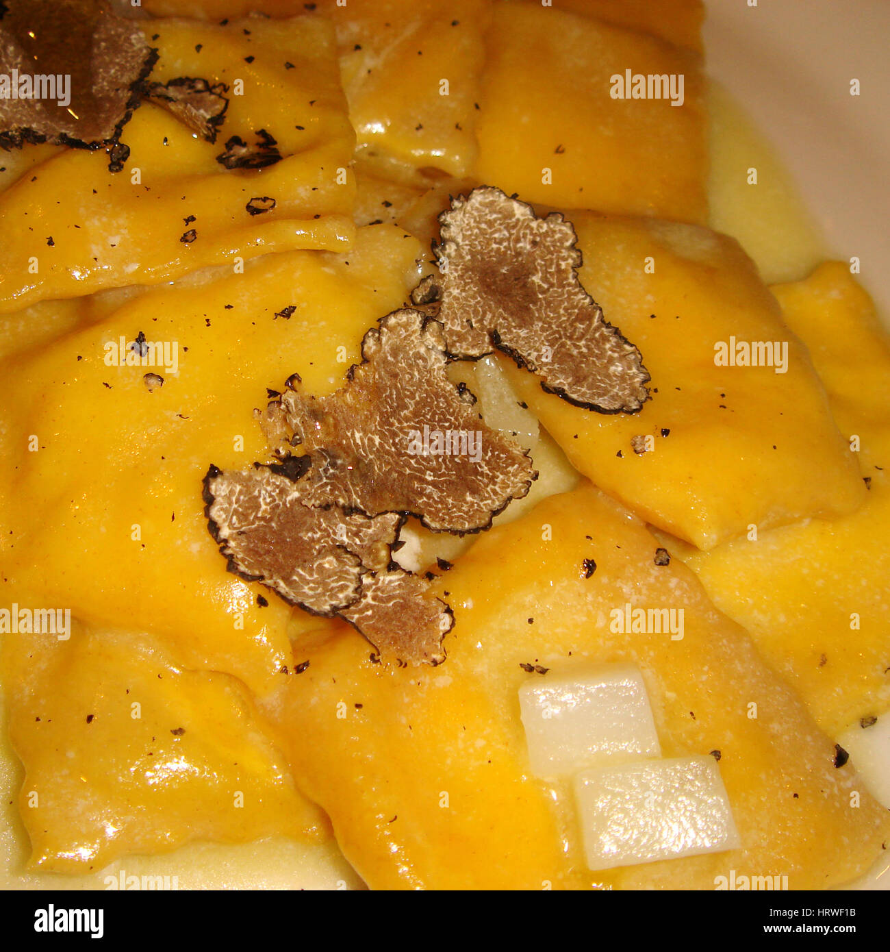 ravioli with truffle Stock Photo - Alamy