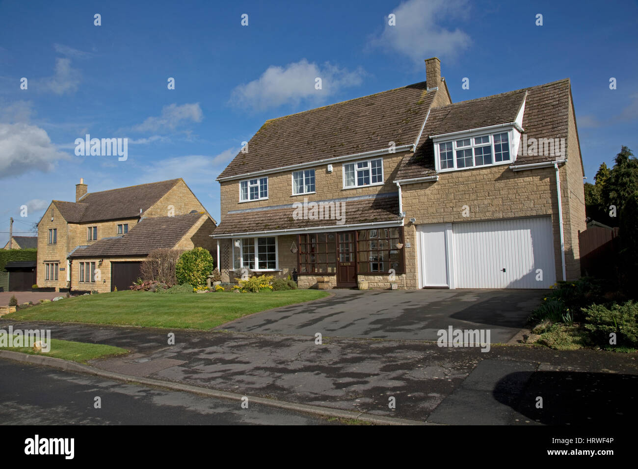 Large detached Cotswold stone substantial family houses double garage