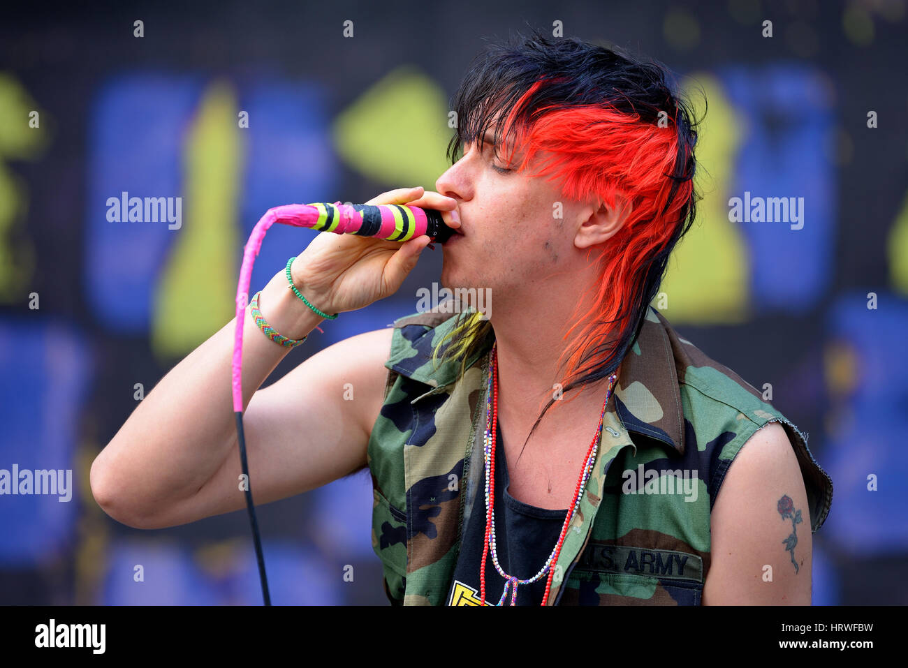 BARCELONA - MAY 29: Julian Casablancas and The Voidz (band) in concert at  Primavera Sound 2015 Festival on May 29, 2015 in Barcelona, Spain Stock  Photo - Alamy