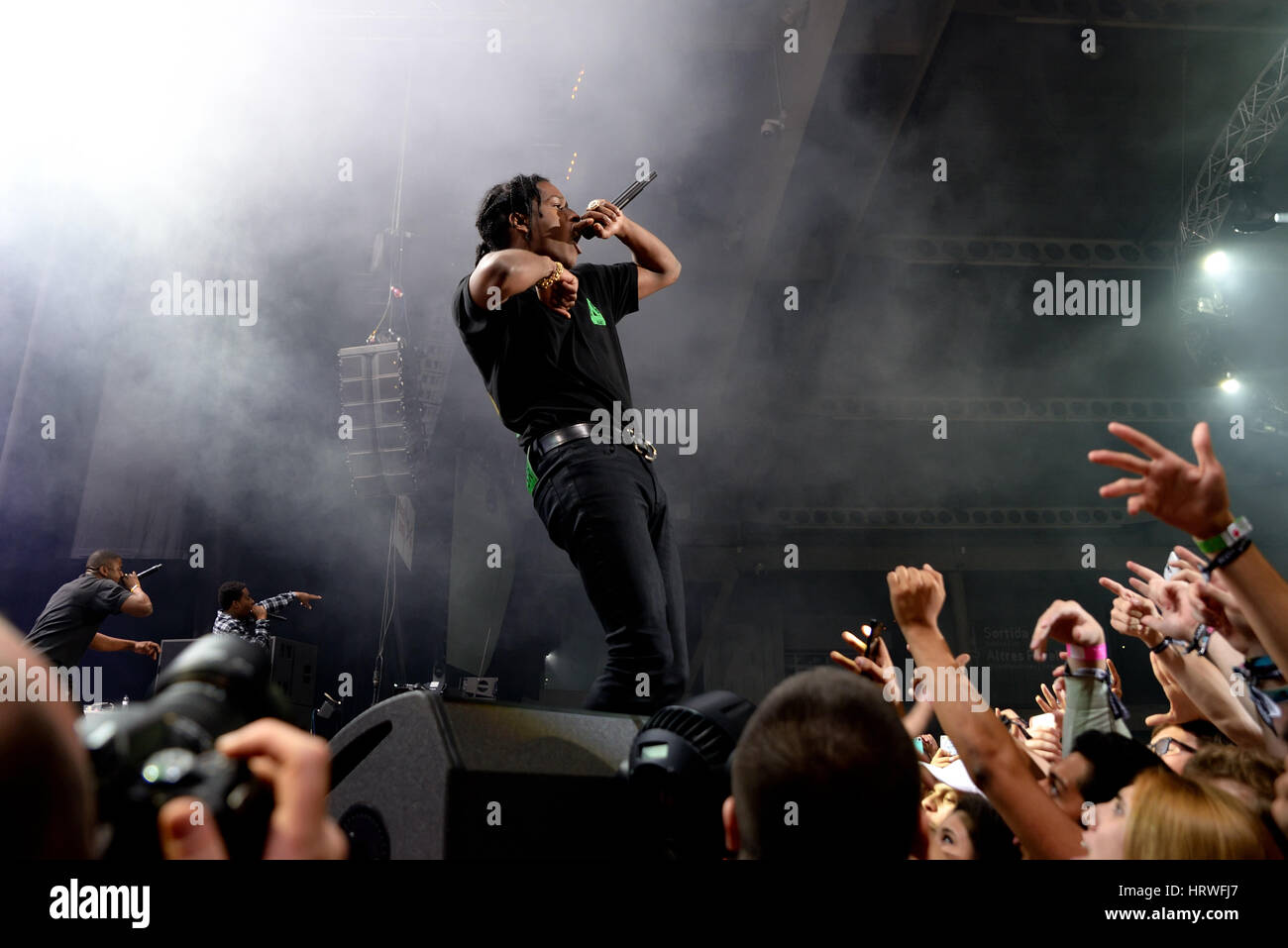 BARCELONA - JUN 19: ASAP Rocky (rapper from Harlem and member of the ...
