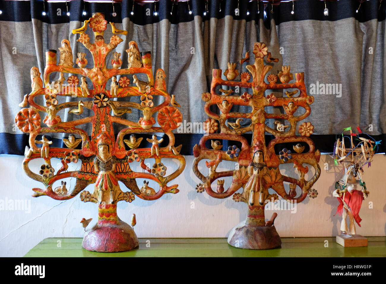 Details from the interior of the House Studio Museum of Diego Rivera and Frida Kahlo, San Angel Inn Colony, Mexico DF. Stock Photo