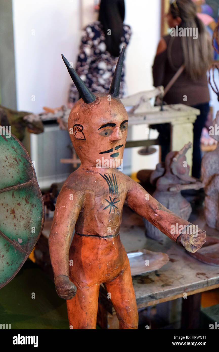 Details from the interior of the House Studio Museum of Diego Rivera and Frida Kahlo, San Angel Inn Colony, Mexico DF. Stock Photo