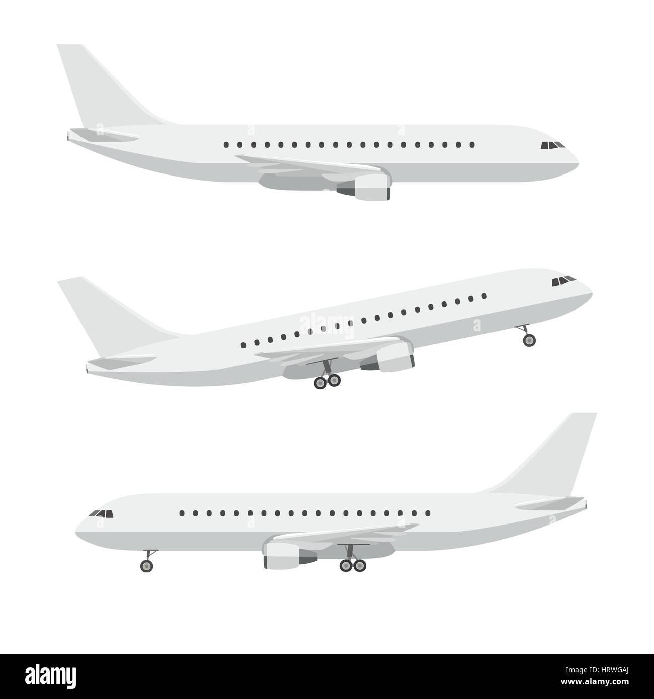 Airplane Stock Vector
