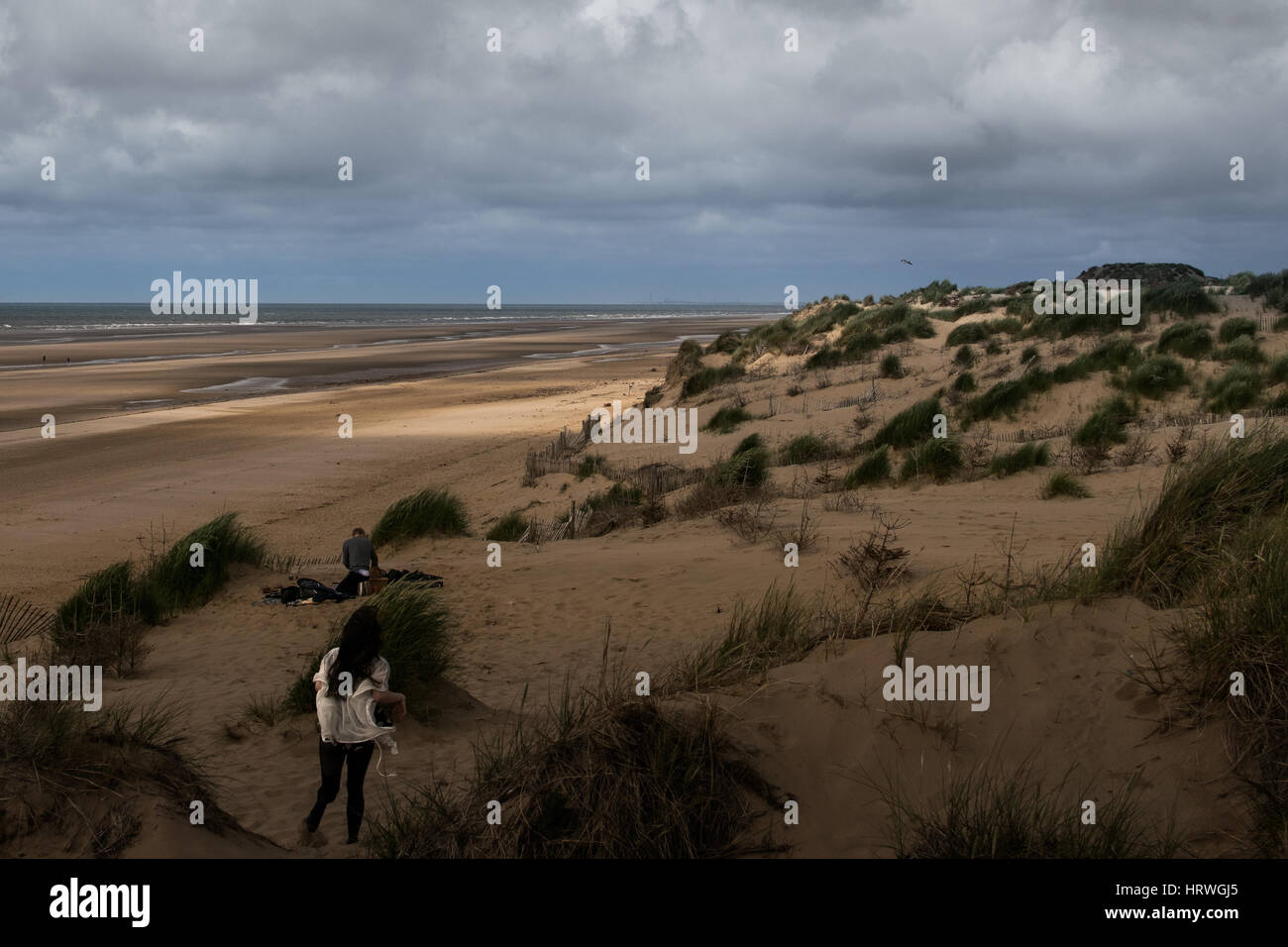 Sand Dunes at Formby Beach, Liverpool, England Stock Photo Alamy