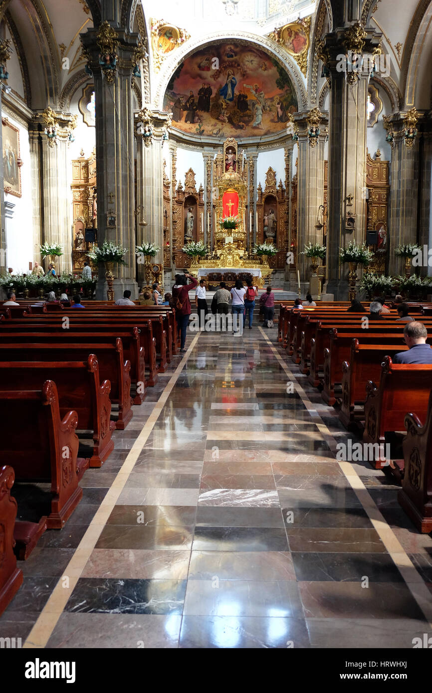 Interior of the San Juan Bautista Church in Coyoacan, Mexico City Stock Photo - Alamy Interior of the San Juan Bautista Church in Coyoacan, Mexico City Stock Photo - Alamy