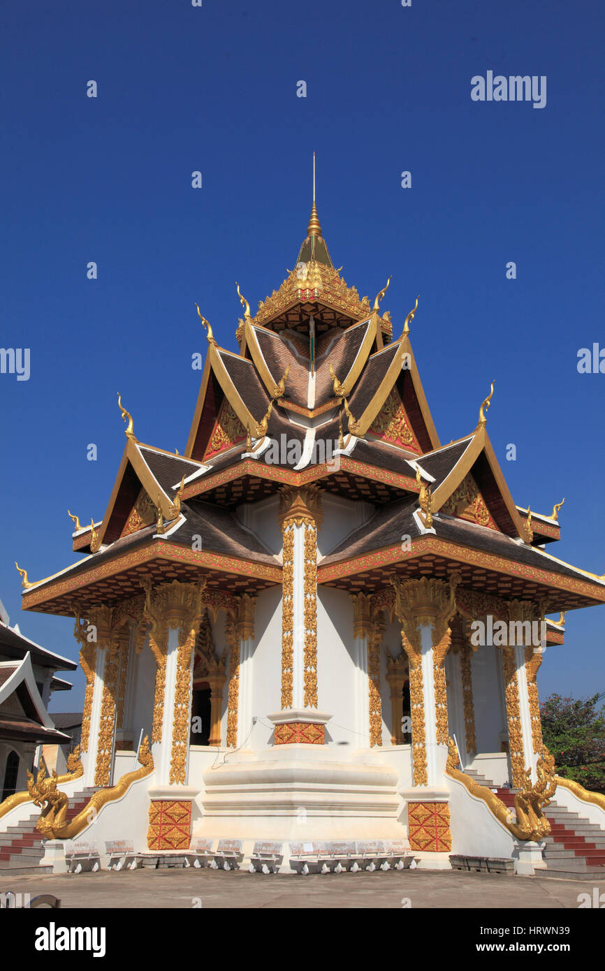 Laos, Vientiane, City Pillar, shrine Stock Photo Alamy