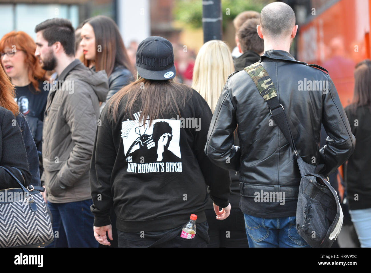 Olympia, London, UK. 4th March 2017. Fans of the Walking Dead attend the Walker Stalker Con at Kensington Olympia in London. Credit: Matthew Chattle/Alamy Live News Stock Photo