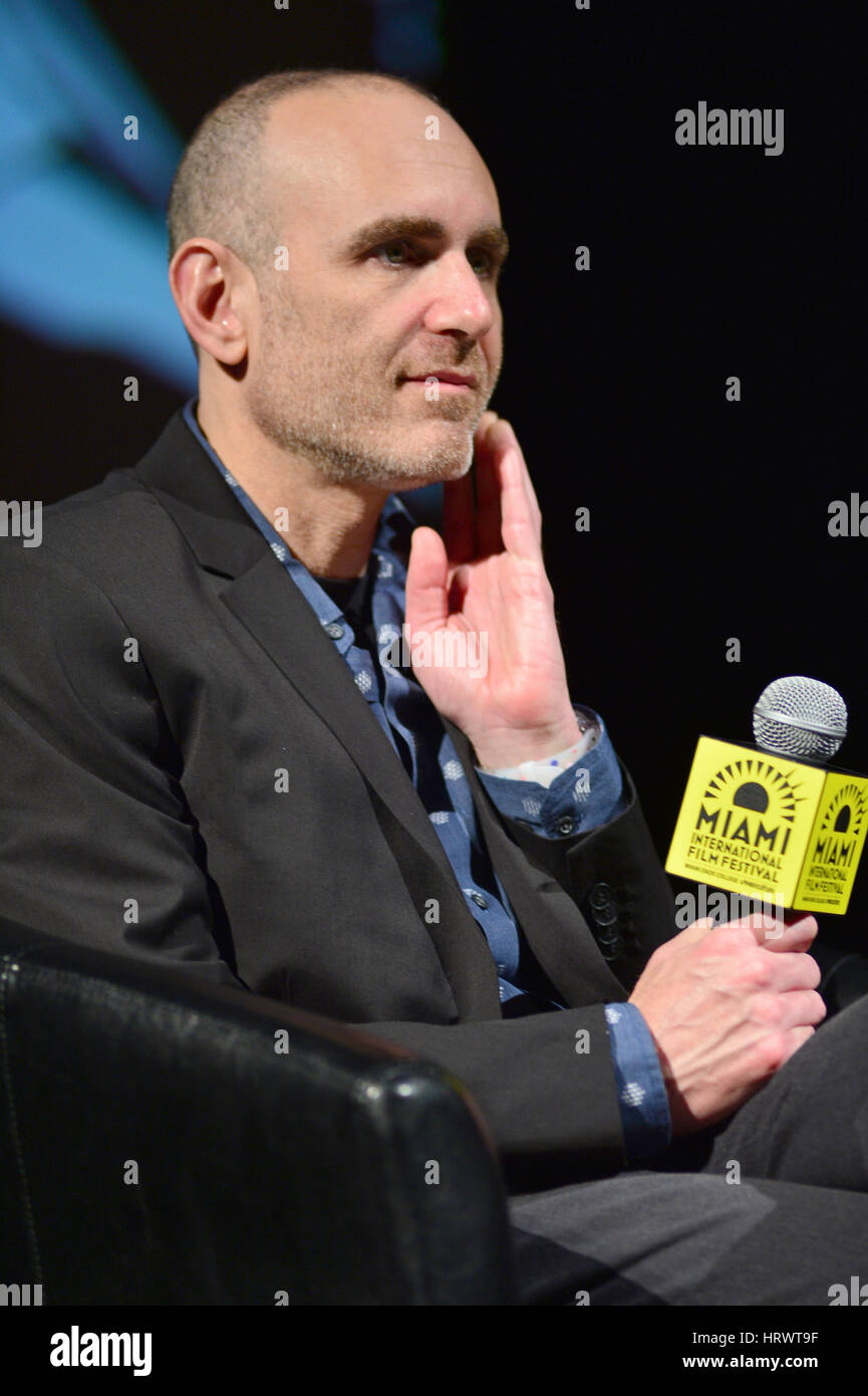 Miami, Florida, USA. 3rd Mar, 2017. Director Joseph Cedar is seen ...