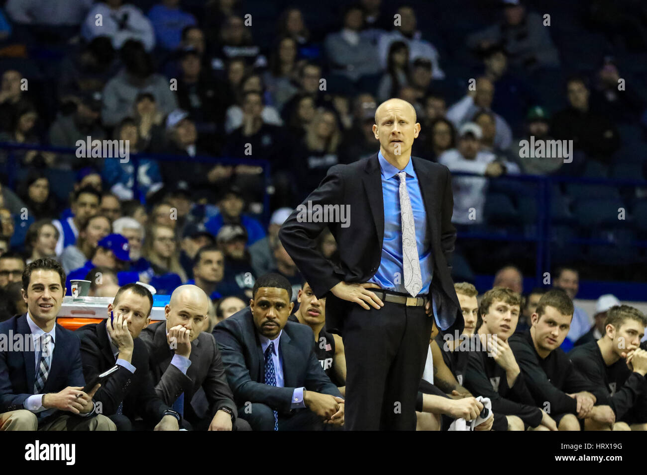 Saturday MAR 4 Xavier Head Coach Chris Mack during NCAA Mens